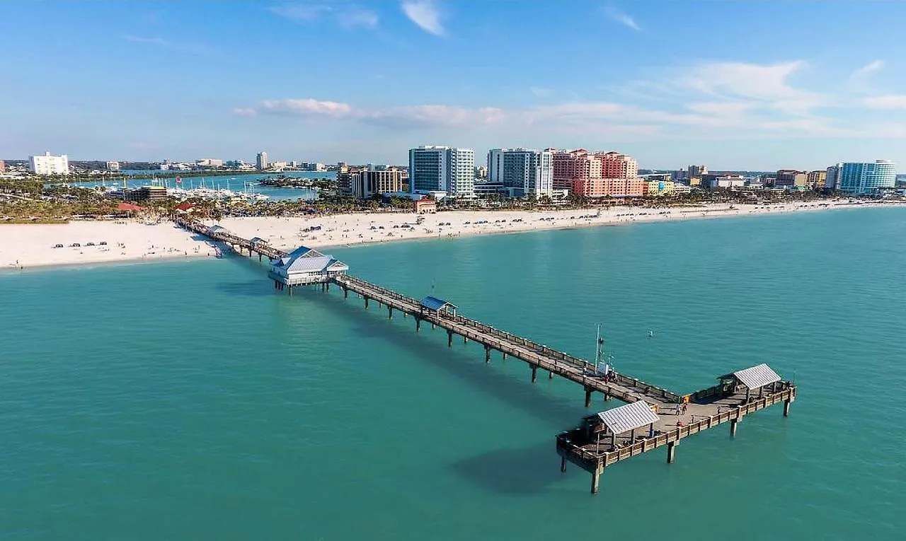 Luxury 5 Star Condominium Water Front 3 Beds 2 Bath Pool Hot-Tub Beach And City Views Clearwater Beach 0*,