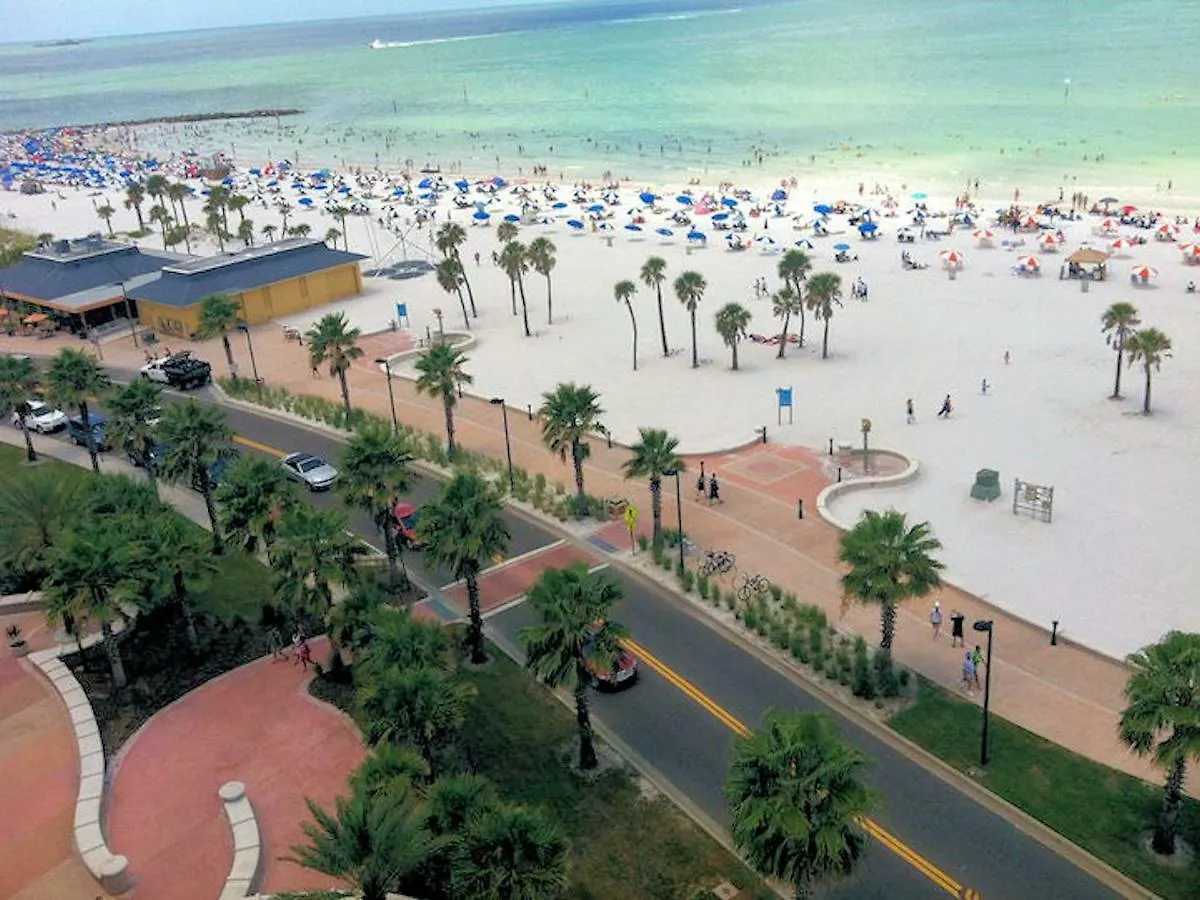 Luxury 5 Star Condominium Water Front 3 Beds 2 Bath Pool Hot-Tub Beach And City Views Clearwater Beach Apartment